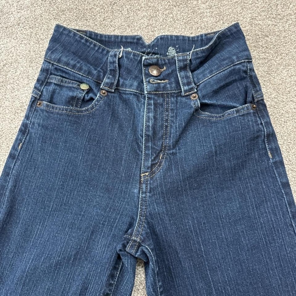 Del Forte Denim Jeans Womens 27 Straight Leg Organic Cotton Stretch Made in USA - Picture 2 of 9